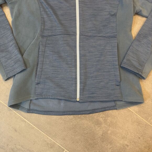 The North Face Women’s Mash Up Jacket Fleece Blue Neon Orange Size XL – EUC - Picture 7 of 14